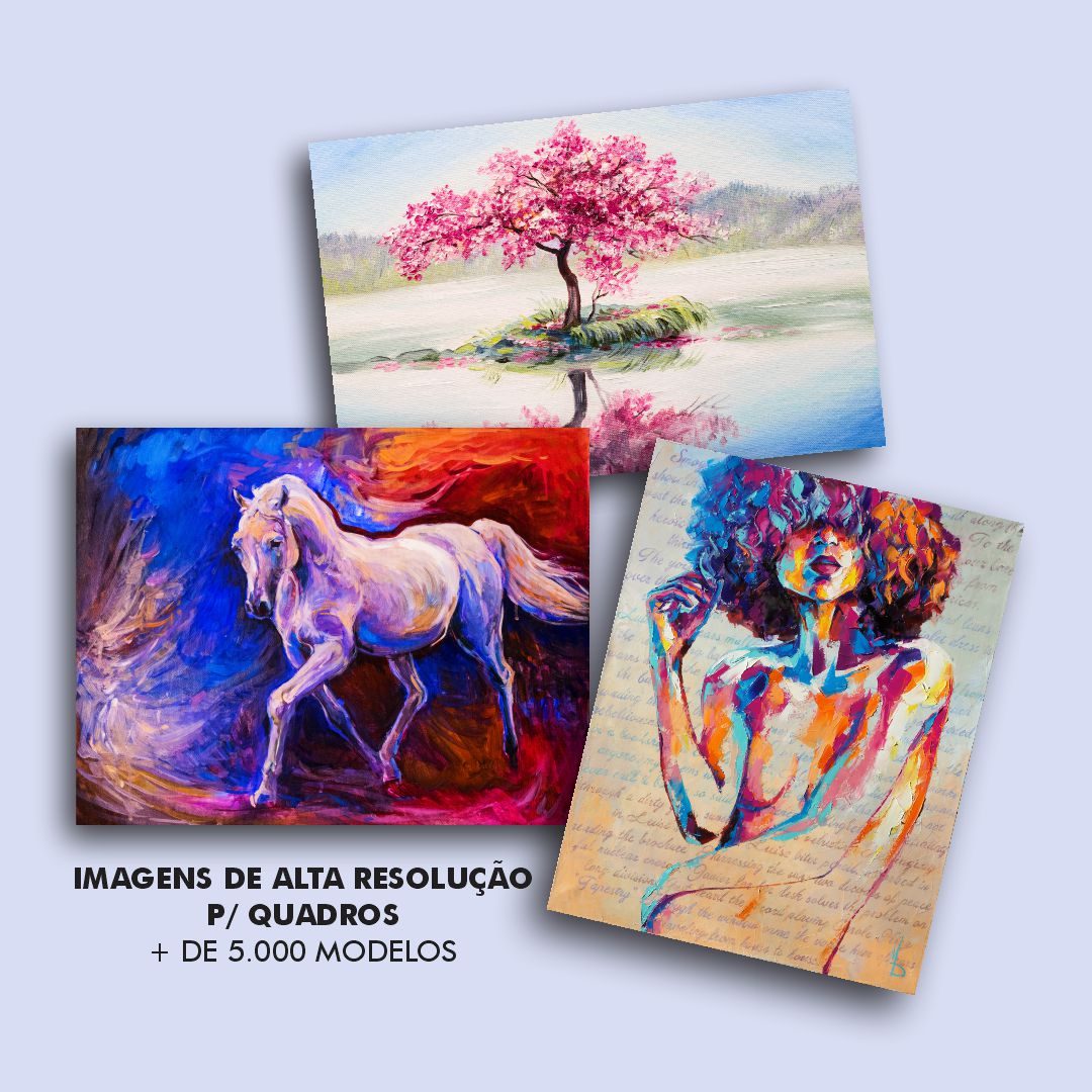 Impressão de imagens para quadros